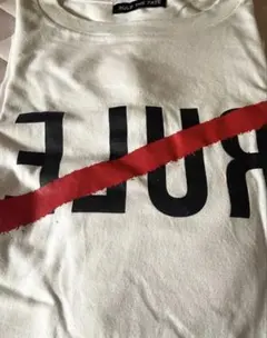 RULE THE FATE Tシャツ ホワイト　サイズ2