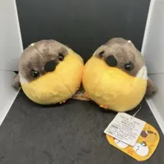 ふくふくシマエナガ　秋色びより　ちゅんすけ　すずめ　AMUFUN キーホルダー