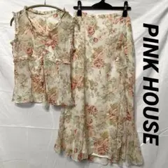 新品未使用 PINK HOUSE ジップアップバックフリルブルゾン ピンク