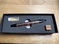 〈新品・未使用〉MDS1 黒柿孔雀杢　シャープペンシル　検索　野原工芸　工房楔 新品・未使用〉MDS1 黒柿孔雀杢 シャープペンシル 検索 野原工芸 工房