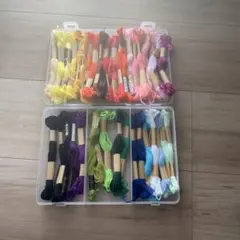 刺繍糸セット 多色 収納ケース付き