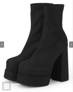 GRL チャンキーヒール厚底ショートブーツ[gd1583]