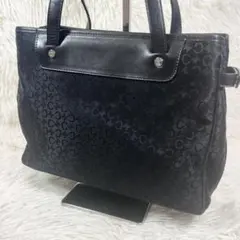 CELINE セリーヌ ハンドバッグ Cマカダム ブラック