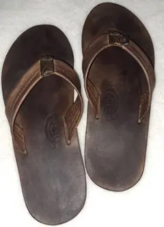 RAINBOW SANDALS レインボーレザーサンダル ダークブラウン L