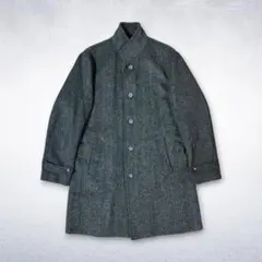 00's vintage スタンドカラー ロングコート シティボーイ ノームコア