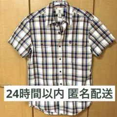 Timberland メンズ 半袖チェックシャツのサムネイル