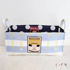 ハンドメイド　布バスケット　布小物入れ　ティッシュケース　MUDDY WORKS