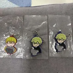 呪術廻戦 ラバーキーホルダー　禅院直哉3個セット