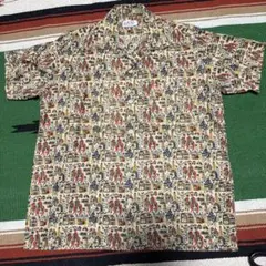 50s アロハシャツ　オープンカラーシャツ