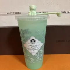 スターバックス　ミステリーカラーチェンジングリユーザブルコールドカップ　グリーン