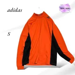 A682.アディダス/スポーツウェア【S】赤.黒/切り替え/クライマウォーム