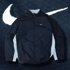 00s NIKE ナイロンジャケット clima-fit 刺繍ロゴ y2k