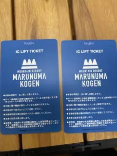 丸沼高原 ICリフト券 2枚セットのサムネイル