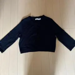 ZARA BASIC 黒 カーディガン M