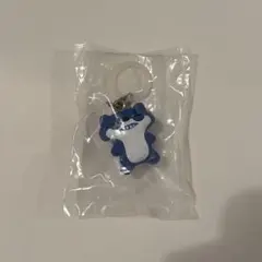 青いキャラクター キーホルダー