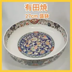 【新品未使用】有田焼 大喜陶苑 盛鉢 27cm 伊万里 花鳳凰文 錦花鳥 大鉢のサムネイル