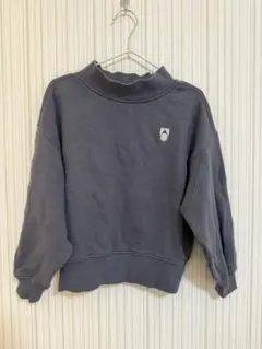 main story グレー ハイネック トレーナー2