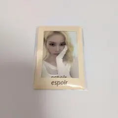 【espoir】特典フォトカード4枚セット　aespa(ウィンター)