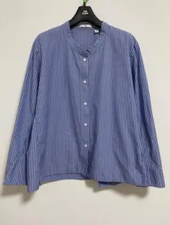 ユニクロ UNIQLO＋J スーピマコットンストライプシャツジャケット