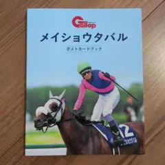 週刊ギャロップ☆Gallop☆メイショウタバル　ポストカードブック☆競馬 武豊