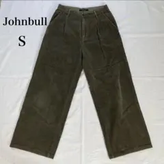 Johnbull ジョンブル コーデュロイ ワイドパンツ オリーブ