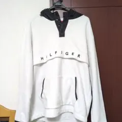 TOMMY HILFIGER フリース ボア アノラック パーカー XL