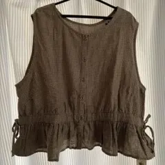 サマンサモスモス☆前後着ギャザーベスト