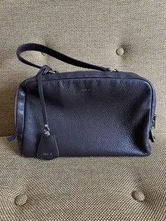 アニエスベー ワンハンドルレザーバッグ ブラウン