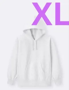 極美品　ヘビーウェイトスウェットパーカ　ライトグレー　XL