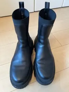 MONCLER サイドゴアブーツ ブラック 41