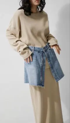 ADAM ET ROPE' FEMMEのデニムミニスカートのサムネイル
