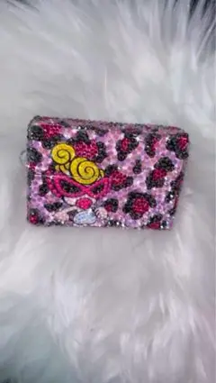 ヒョウ柄ビーズ電子タバコケース
