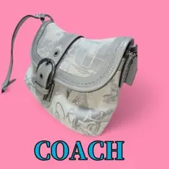 期間限定価格 COACH 落書きデザイン希少男女兼用個性派、大容量
