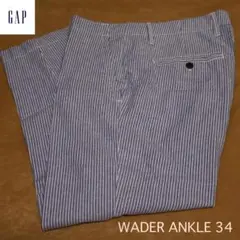 GAP Wader ヒッコリーシャンブレーパンツ W34 使用感少なめ 希少のサムネイル