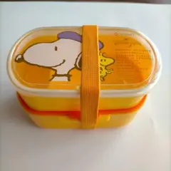 スヌーピー　ランチボックス　レンジ対応　弁当箱　2段