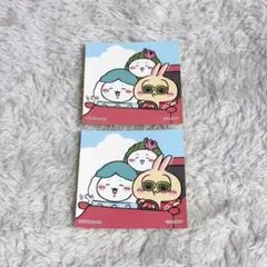 【非売品】 夏季限定 ちいかわらんど ノベルティ ステッカー シール 2点
