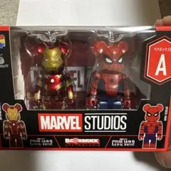 Happyくじ ペアボックス賞 A ベアブリック　marvel