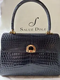Salué Dole ブルーハンドバッグ