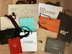 エルメス•フォクシー•ティファニー 他 紙袋11点