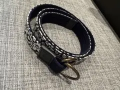 adidasゴルフレディース ゴルフベルト ネイビー/ホワイト 花柄