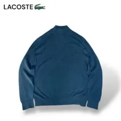 LACOSTE モックネックニット フランス製 FR4 スモーキーブルー古着