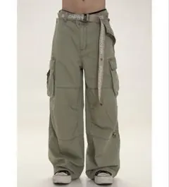 masonprince 3カラーコットンワイドカーゴパンツ XXK4140