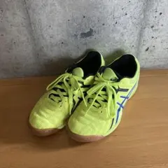 asics フットサルシューズ　イエロー/ブルー　21.0cmのサムネイル