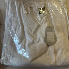 即完品] タグ付きCamphor wood シアーチェックシャツオフホワイトS