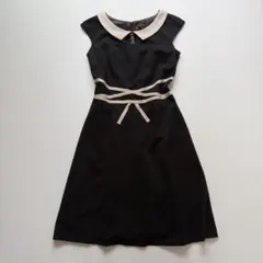 美品】TOCCA（トッカ）ルミナスワンピース ネイビー0サイズ | Mercari