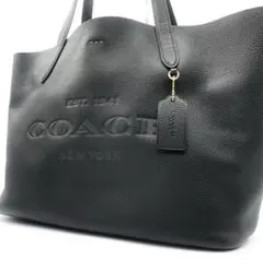 未使用✨COACH トートバッグ ワンショルダー レザー ブラック 大容量 A4