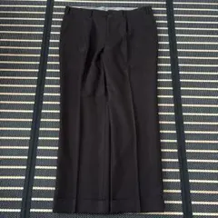70s-80s Vintage ウールギャバ 2タック Wide Slacks
