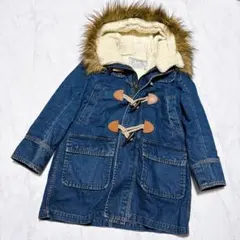 RNA-N デニム　ダッフルコート　ボアライナー