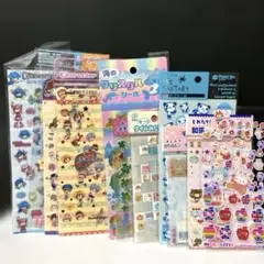 平成レトロ　キャラクターシール　使いかけシール