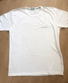 （美品）クロコダイル　ホワイト白Tシャツ　crocodile LL メッシュ半袖